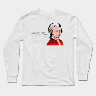 Wolfgang Amadeus Mozart Long Sleeve T-Shirt